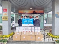 장흥 용산농업협동조합, 마을 경로당에 손소독기 29대 기탁