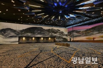 이이남 작품,  카자흐스탄 대통령궁 박물관 가다
