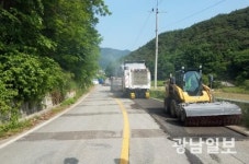 장성군, 도로환경 정비 추진 박차