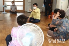이승옥 강진군수, 무더위 쉼터 현장점검