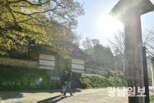 장성 축령산 금곡영화마을, 마을 가꾸기 한창
