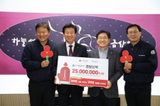 경방신약 주식회사, 연말연시 2500만 원 상당 건강보조식품 현물 기탁