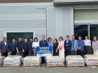 글로벌 화스너 제조사 삼진정공, 천안시기업인연합회에 쌀 3000㎏ 기탁