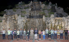 괴산군, 괴강폭포 준공식 개최