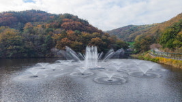 공주시 금학생태공원 분수대 조성