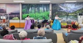 금산 남이면 고고장구팀, 재능기부 활동 눈길