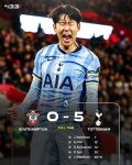 1골 2도움 기록... 손흥민, 토트넘 최다 도움 '68개' [FT사우스햄튼0-5토트넘]