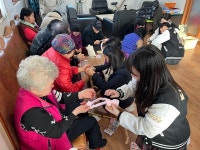 건양중학교, 경로당 찾아 다채로운 봉사활동
