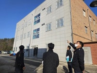 이명제 영동소방서장, 영동군립노인전문병원 현장 안전지도 방문