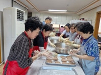 제천시, 경로당 요리교실 성황