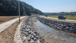 금산군, 양지지구 자연재해위험 개선사업 공정률 95%