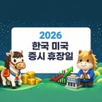 [2026 설 연휴] 주식시장 휴장일은?