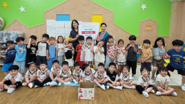 [사진기사] 아해뜰어린이집 바자회 수익금 기부로 나눔 실천