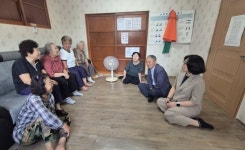 고영수 음성 원남면장, 관내 경로당 방문 ··· 발로 뛰는 소통 행정 펼쳐