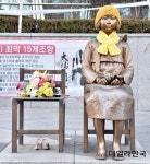[포토] 소녀상 옆에 놓인 격려의 선물