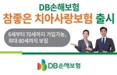  DB손보, 참좋은 치아사랑보험 선봬…최대 150만원 무제한 