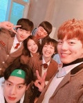 김민규, 속닥속닥 촬영 현장 공개...좋은 사람들과 좋은 현장 