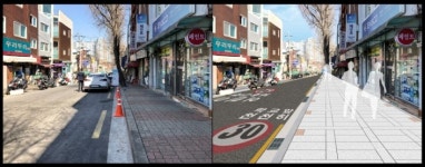  용산구, 만리시장 주변 보행환경 개선…쾌적한 보행 제공 