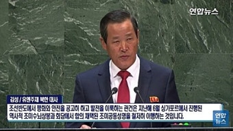 北 유엔대사 “북미협상, 기회의 창이냐 위기재촉이냐 美가 결정”