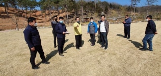 김준성 영광군수 영광 테마식물원 현장 방문