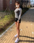 안소현 프로, 트레이닝복만 입었을 뿐인데 남다른 피지컬
