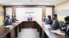 김천교육지원청, 재정 집행과 행정 업무 전달 회의
