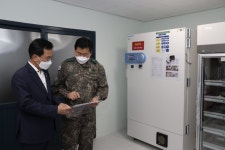 김삼호 광주 광산구청장 코로나19 예방접종센터 현장 점검