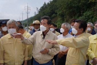윤재갑 의원, 이낙연 전 더불어민주당 대표와 해남·진도‘집중호우 수해지역’찾아 피해 대책 논의!