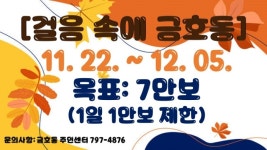 광양시 금호동, ‘걸음속에 금호동’ 걷기 챌린지