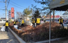 충남 아산시, 설맞이 쾌적한 거리환경 조성 구슬땀