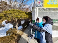 충남 서산 도심 속 중앙호수공원에 철새 둥지…탐조대 운영
