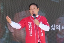 [6·1지선] 최민호 후보, 제가 당선돼야 윤 대통령과 세종시 발전 시켜