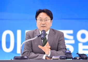 [포토뉴스] 강기정 광주광역시장 당선인, 민선 8기 시정 운영 방향 제시