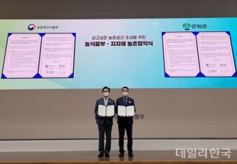 군위군, 농식품부와 농촌협약 체결... 사업비 246억원 확보