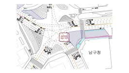 광주광역시 도시철도 2호선 남구청 앞 봉선로 야간작업