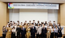 한국해양수산연수원, 10개국 대학생 대상 국제승선실습 진행