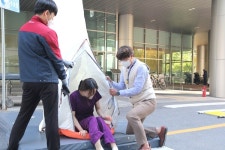 [포토] 대전을지대학교병원, 화재 대응 훈련 실시