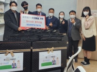 대전삼육중학교 재능기부로 만든 어르신 장수사진 전달