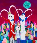 보기만 해도 저절로 동심의 세계로...작가 20명이 그린 달 친구, 토끼