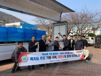 대전시, 가뭄 심한 통영 욕지도에 이츠수 8000병 지원