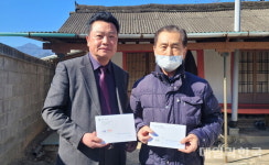 영천시 신녕면, 3.1절 앞두고 독립유공자 유족 위문