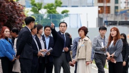 박희조 동구청장, 천동초 찾아 동네방네 현장스케치