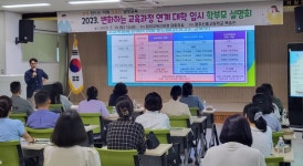 담양교육지원청,  중학교 학부모대상 교육과정 연계 대입 설명회 개최