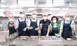 광주 서구의회, 서빛마루시니어센터 배식 봉사활동 펼쳐