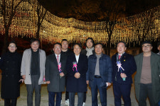 [포토뉴스] 강기정 광주광역시장, 사직공원 빛의 숲 점등식 참석