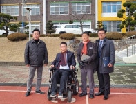 이효성·황경아 시의원, 학교 내 장애인 편의시설 점검