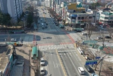 계룡시, 엄사사거리 도로 환경 개선사업 완료