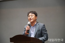 축사 하는 김상철 경북도청 문화관광체육국장