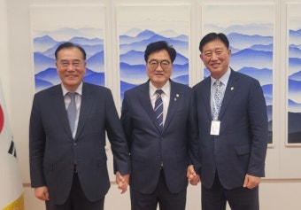 김한종 장성군수, 국회 방문… 현안사업 국비 확보 '적극 건의'