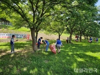 청도군 운문면, 휴가철 맞아 운문댐하류보 환경정화활동